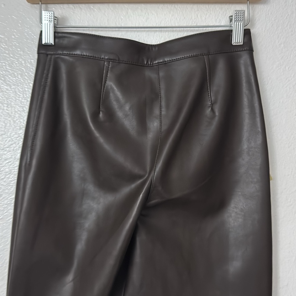 NWT Wilfred 2 Aritzia Fabian Pants in Mocha Brown - Picture 12 of 14